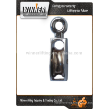 U.S. Type Metal Zinc Alloy Pulley with Single Wheel